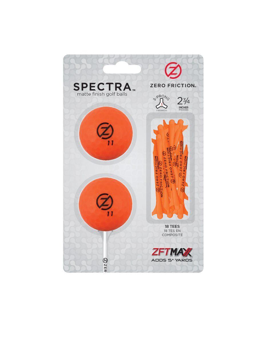 Zero Friction 2 Balls/Tee Packs