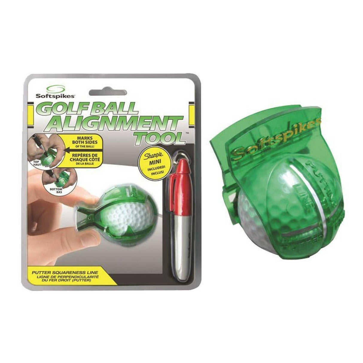 Softspikes Golfball Alignment Tool