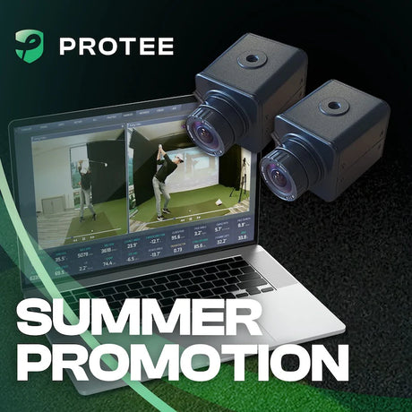 PROTEE VX Launch-Monitor | SOMMERAKTION - 2 Schwunganalyse Kameras geschenkt!