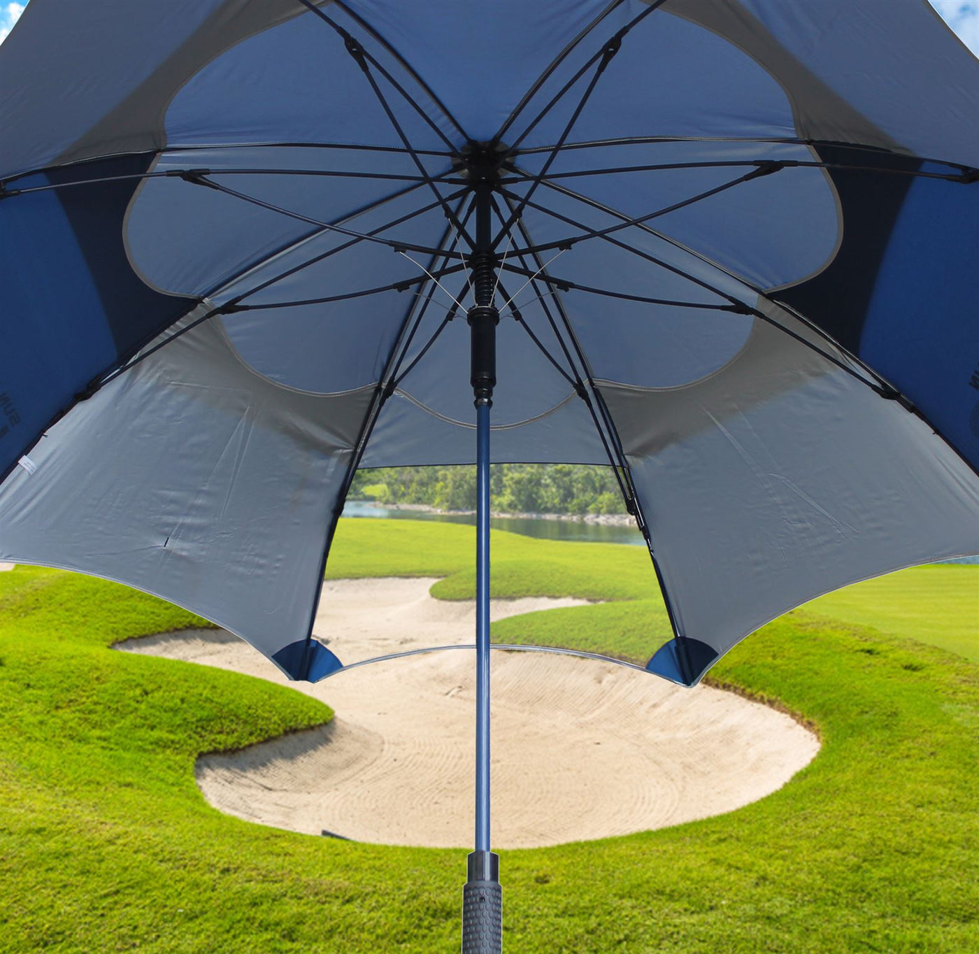 SUN MOUNTAIN umbrellas H2NO SEETHRU UV-Proofed