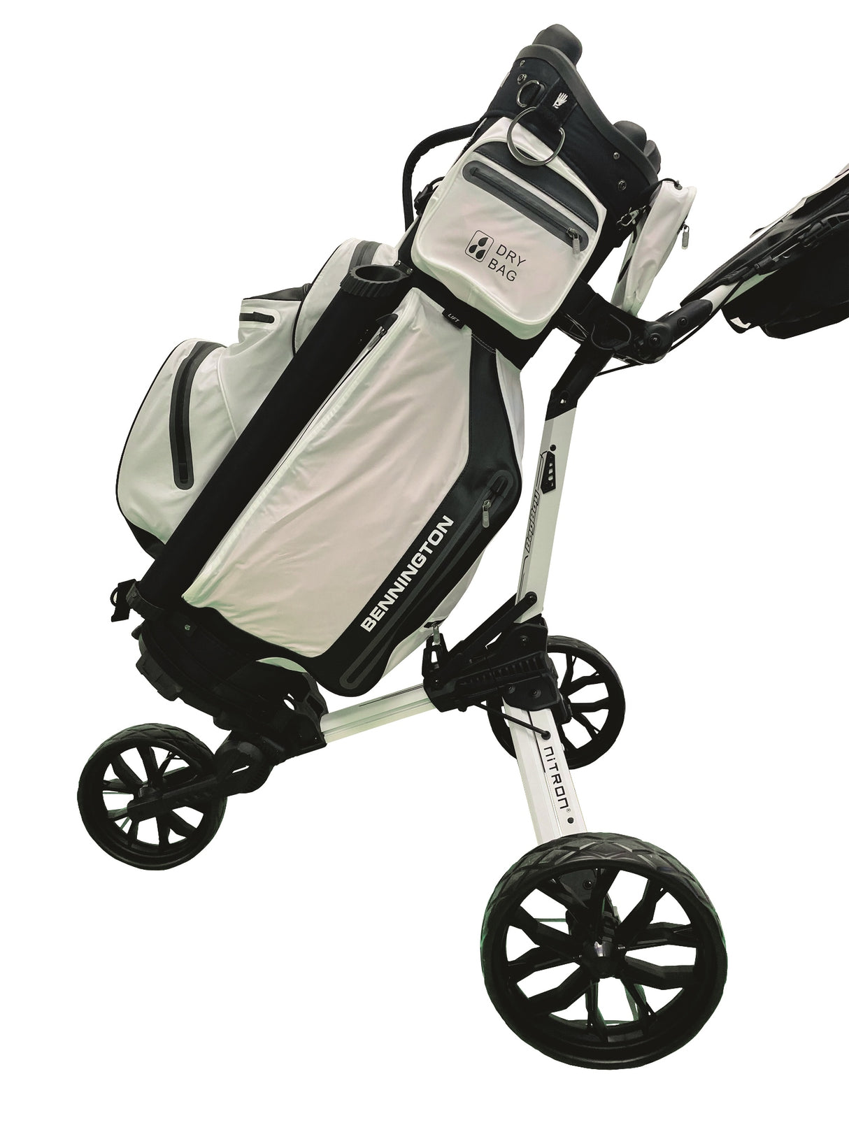 BagBoy chariot de golf 3 roues Nitron - GOLFDIGEST CHOICE AWARD 2019/20/21 : Meilleur chariot 3 roues