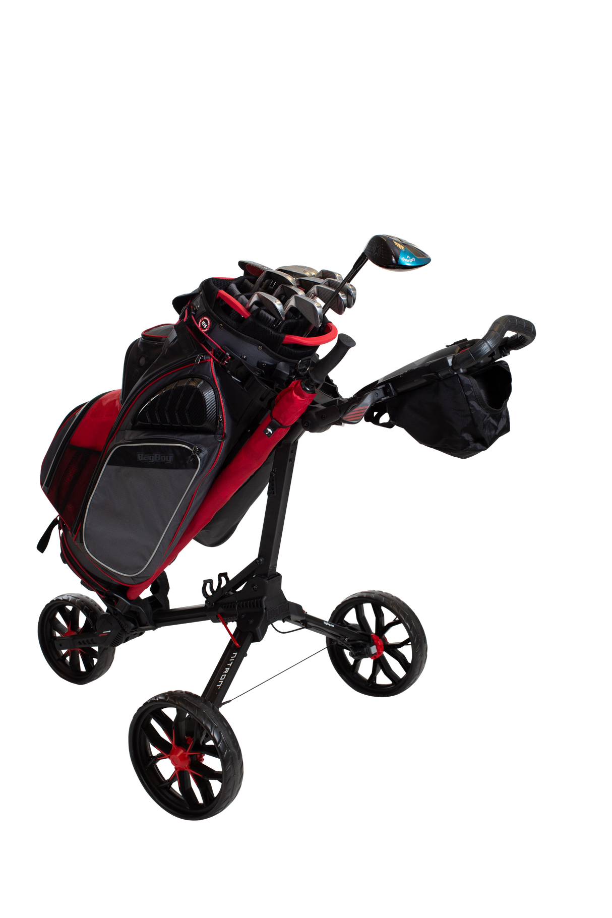 BagBoy chariot de golf 3 roues Nitron - GOLFDIGEST CHOICE AWARD 2019/20/21 : Meilleur chariot 3 roues