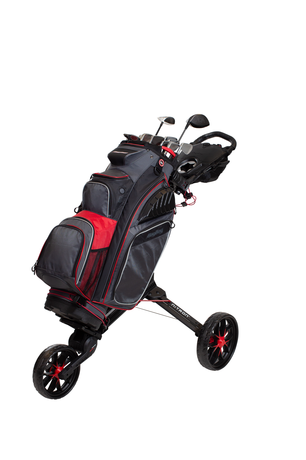 BagBoy chariot de golf 3 roues Nitron - GOLFDIGEST CHOICE AWARD 2019/20/21 : Meilleur chariot 3 roues