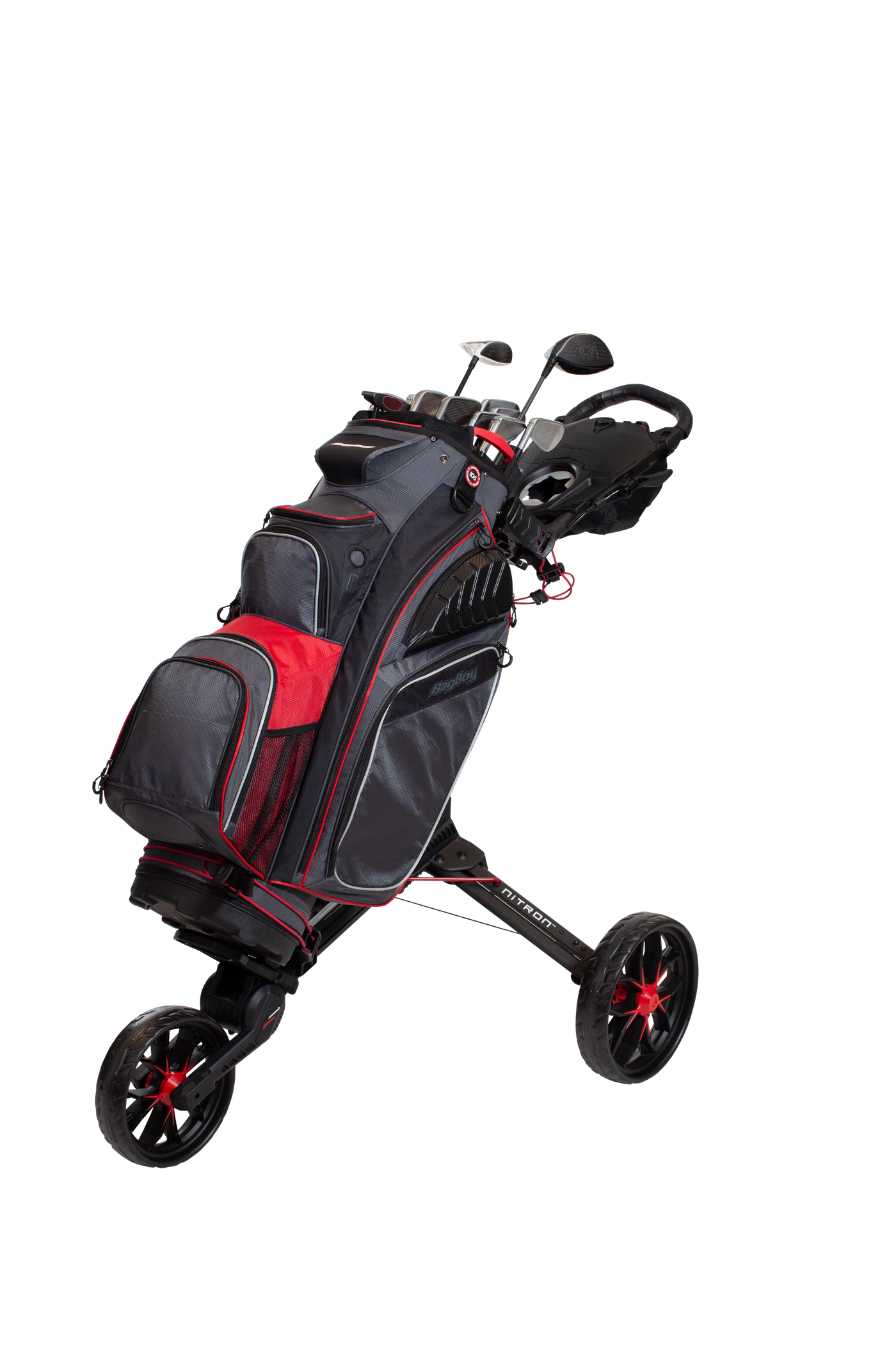 BagBoy 3-wheel golf trolley Nitron - GOLFDIGEST CHOICE AWARD 2019/20/21: Best 3-wheel trolley