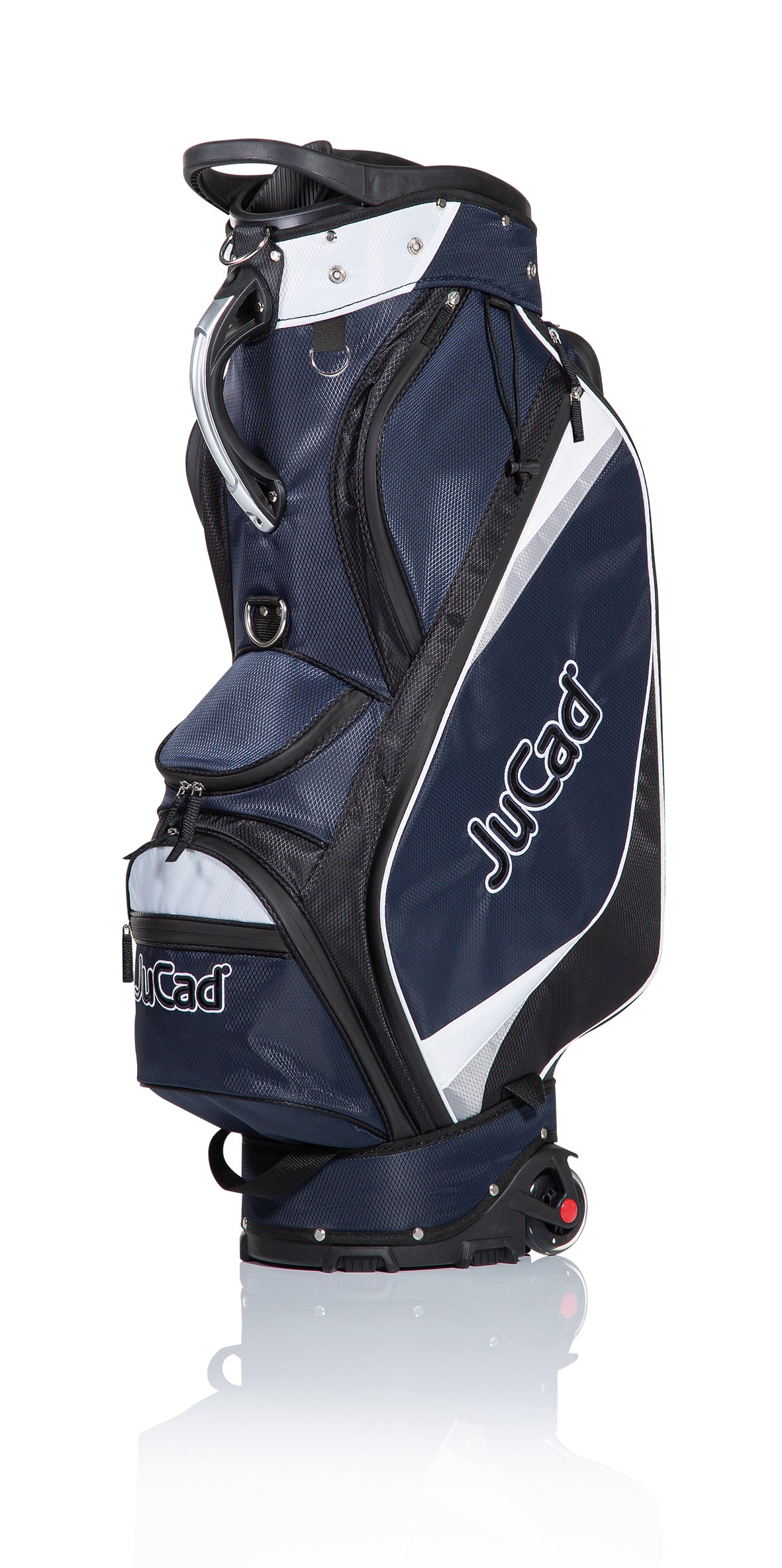 JuCad golf bag to roll - cart &amp; pull bag with wheels and organizer