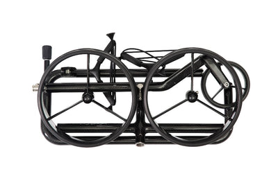 JuCad Golftrolley Carbon Shine 3-rädrig - das stylische Leichtgewicht schwarz-glänzend