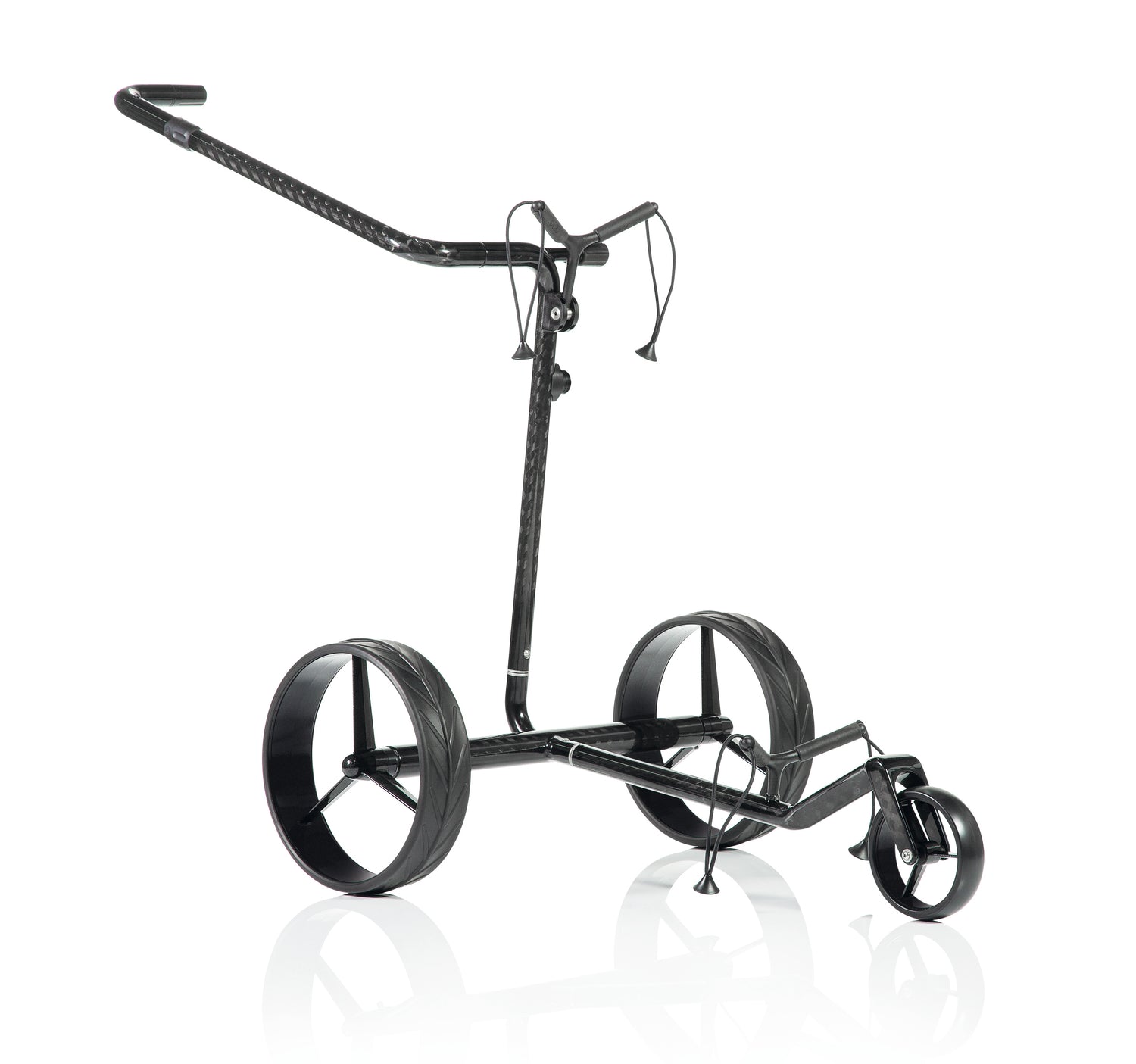 JuCad electric golf trolley CARBON TRAVEL 2.0 Black