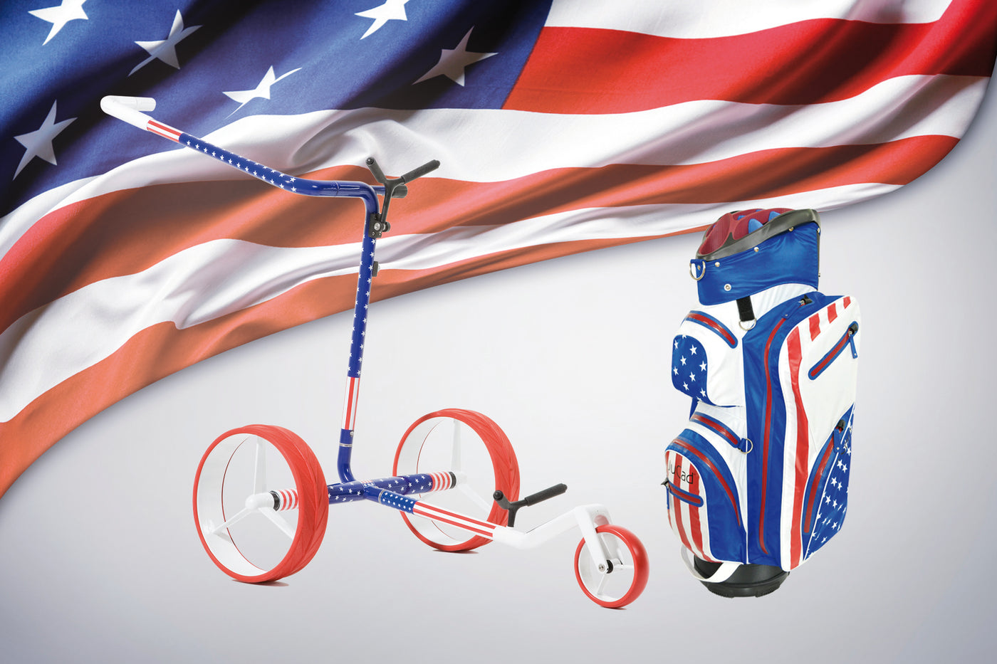 JuCad electric golf trolley CARBON TRAVEL 2.0 USA