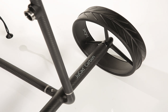 JuCad electric golf trolley Carbon Travel Nero SV 2.0 - high-end in ultra-light full carbon matt black