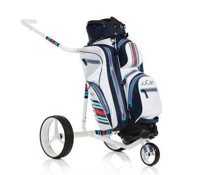JuCad electric golf trolley Carbon Travel Racing 2.0 - the sporty carbon trolley in a limited edition