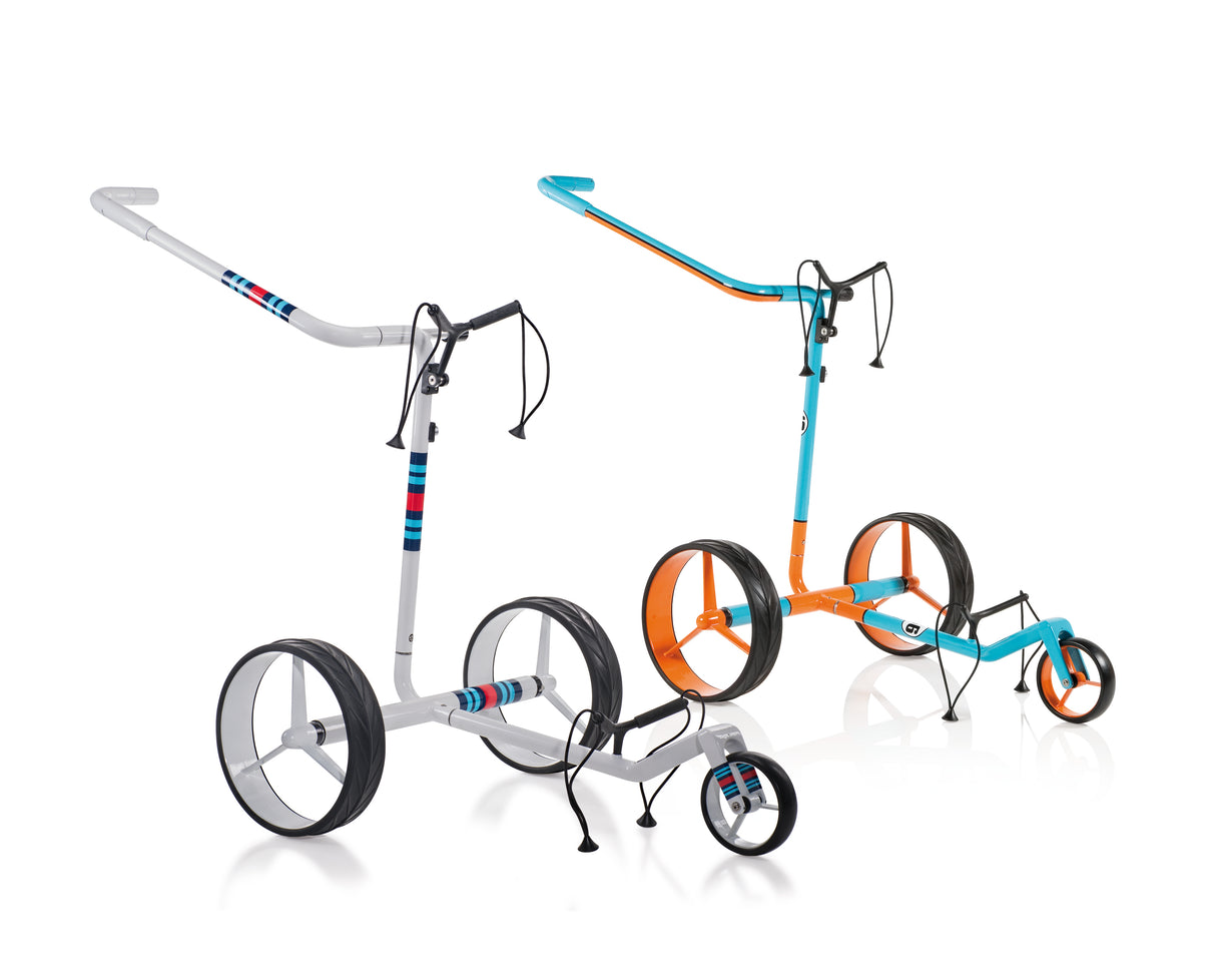 JuCad Elektro-Golftrolley Carbon Travel Racing 2.0 - der sportliche Carbon-Caddy in limitierter Auflage