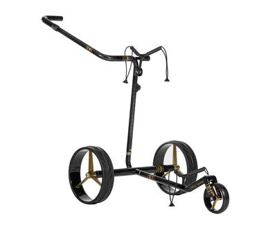 Chariot de golf électrique JuCad Carbon Travel Special 2.0 - le chariot de golf élégant en carbone