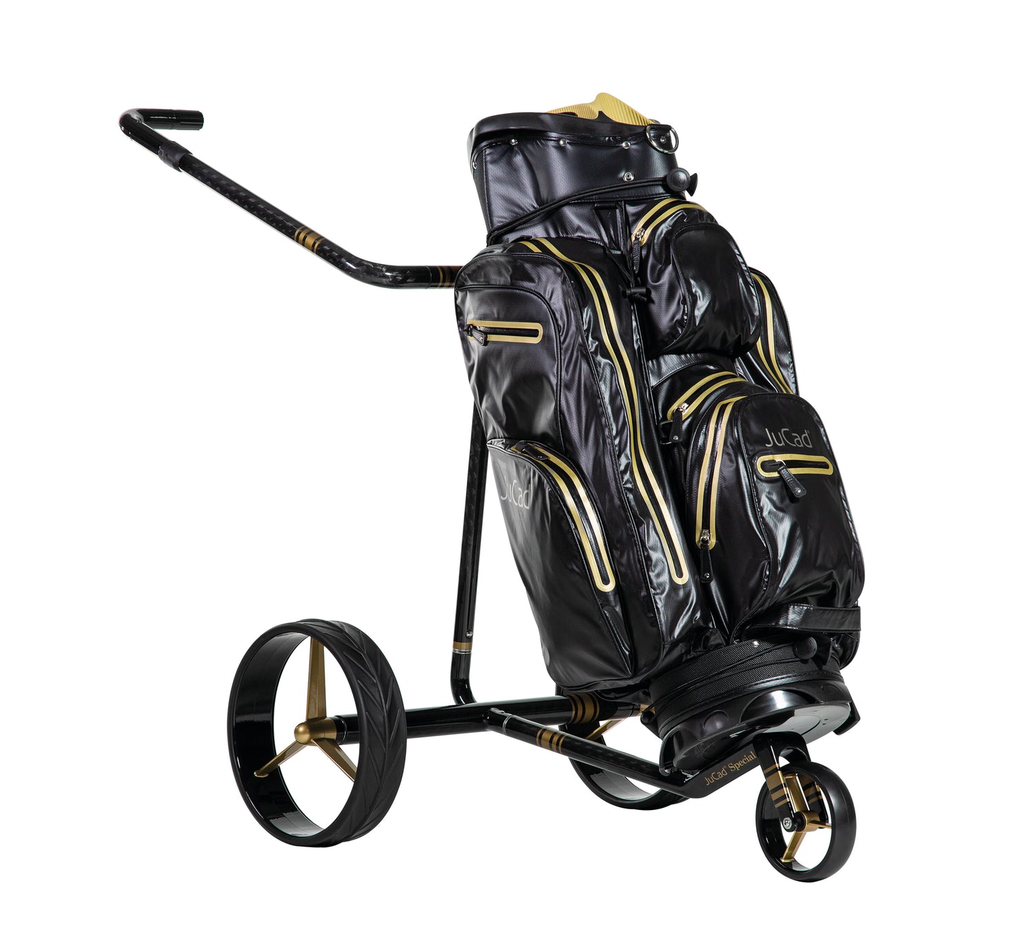 JuCad electric golf trolley Carbon Travel Special 2.0