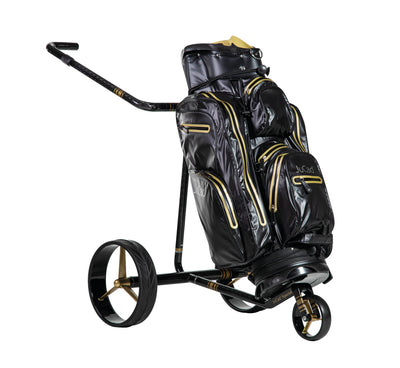 Chariot de golf électrique JuCad Carbon Travel Special 2.0 - le chariot de golf élégant en carbone