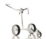 JuCad golf trolley carbon white-black 3 wheels - the modern lightweight