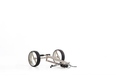 Chariot de golf JuCad Ghost Titan - chariot à pousser pliable avec poignée confortable