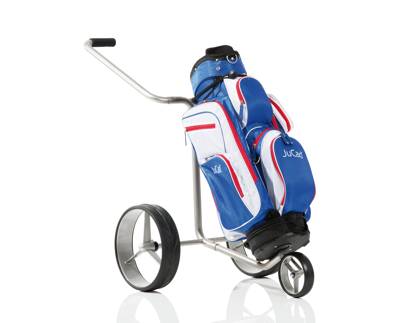 JuCad chariot de golf junior en acier inoxydable 2 roues - pour nos plus jeunes golfeurs