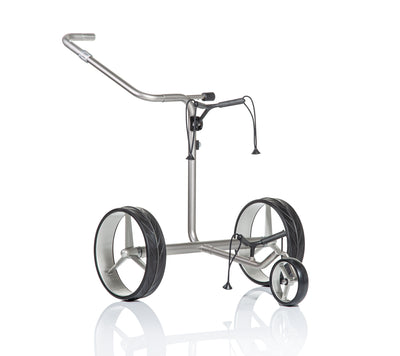 JuCad chariot de golf junior en acier inoxydable 2 roues - pour nos plus jeunes golfeurs