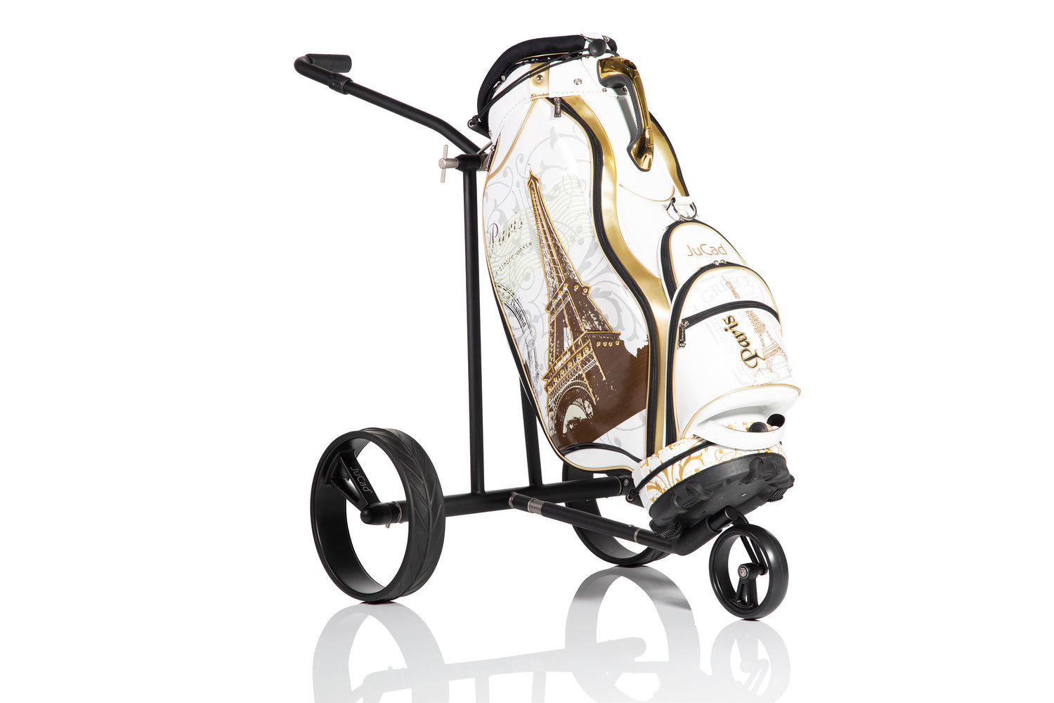 JuCad electric golf trolley Phantom Titan black on black 2.0