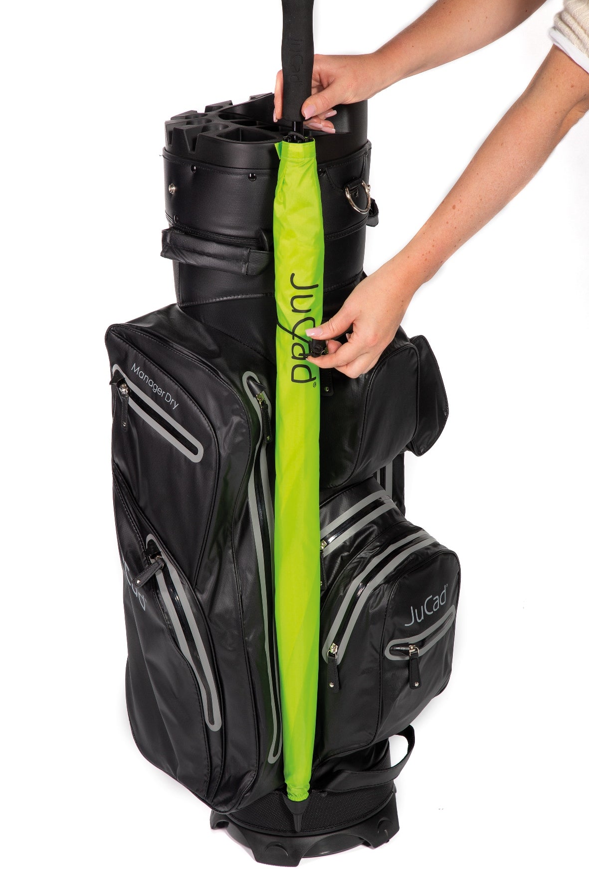 JuCad Golfbag Manager Dry - waterproof, feather-light bag with organizer
