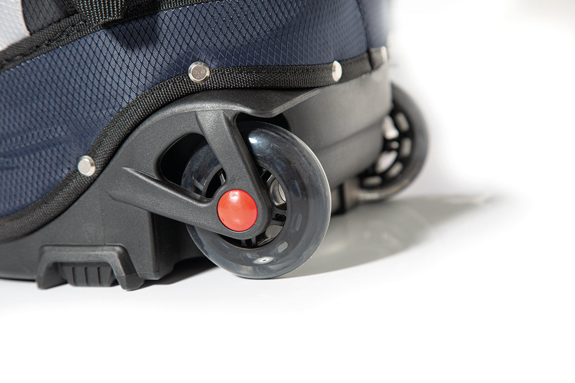 JuCad golf bag to roll - cart &amp; pull bag with wheels and organizer