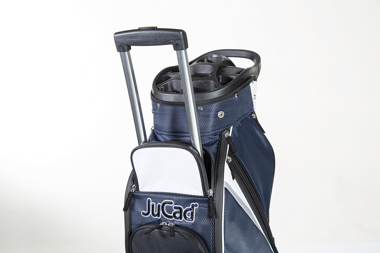 JuCad golf bag to roll - cart &amp; pull bag with wheels and organizer