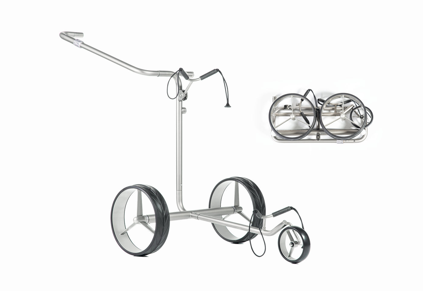 JuCad electric golf trolley drive SL Titan Travel 2.0 - our No. 1 - the best-selling electric trolley