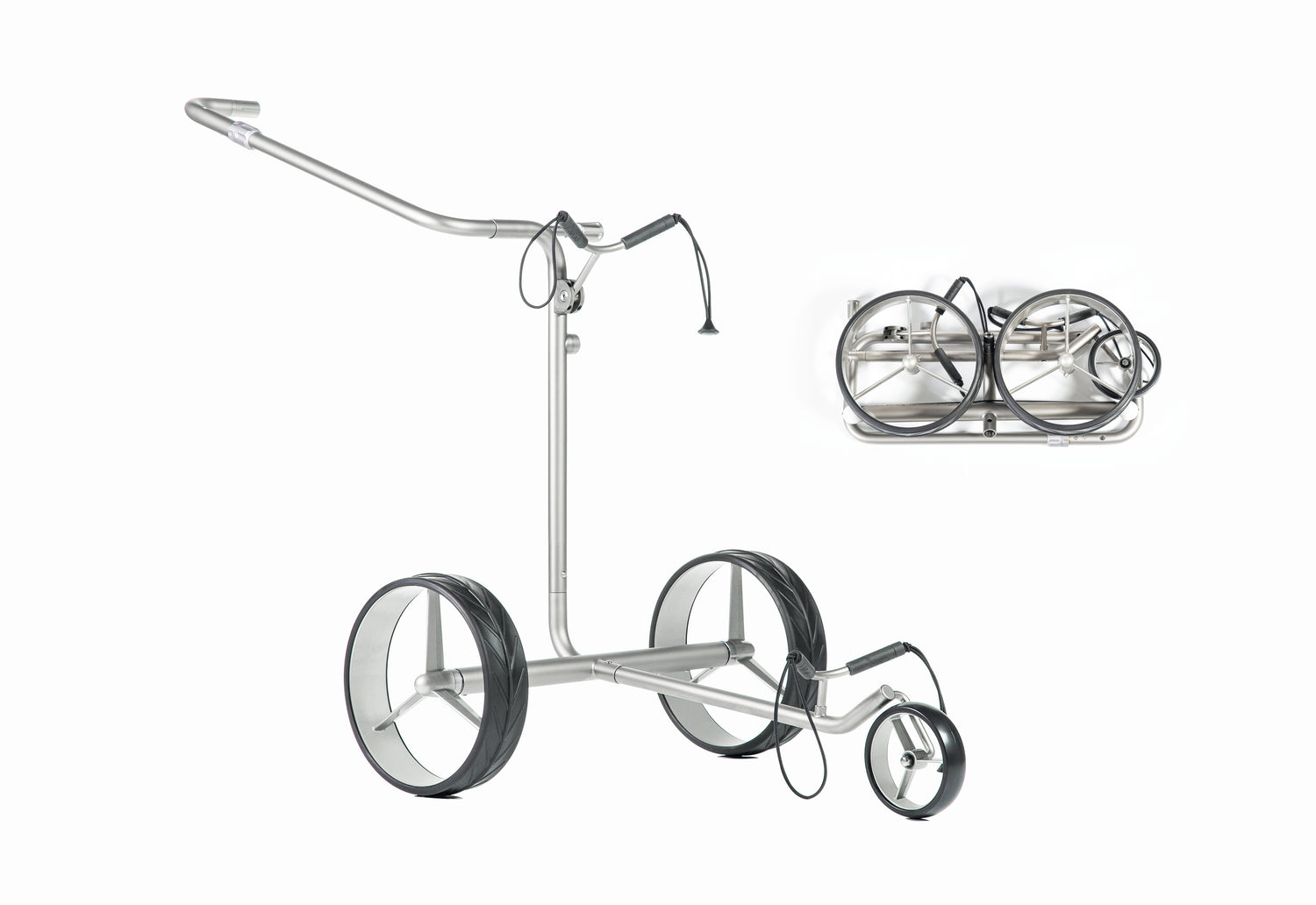JuCad electric golf trolley drive SL Titan Travel eX 2.0 - our No. 1 with exclusive equipment