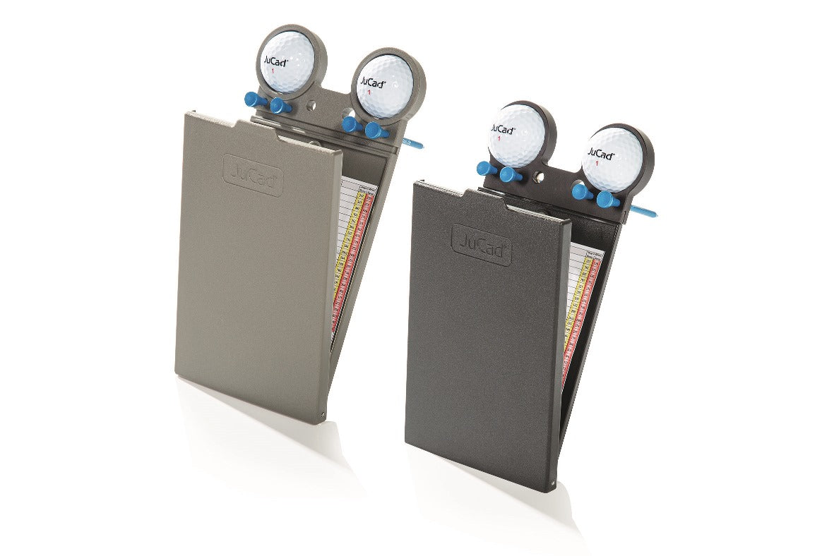 Porte-cartes de score JuCad - un accessoire de caddie pratique