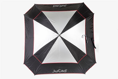 Parapluie de golf télescopique coupe-vent JuCad avec tige de parapluie