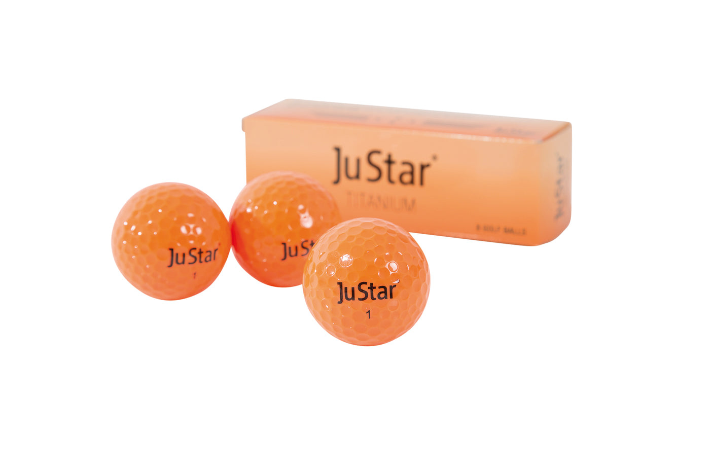 JuStar golf balls set of 3
