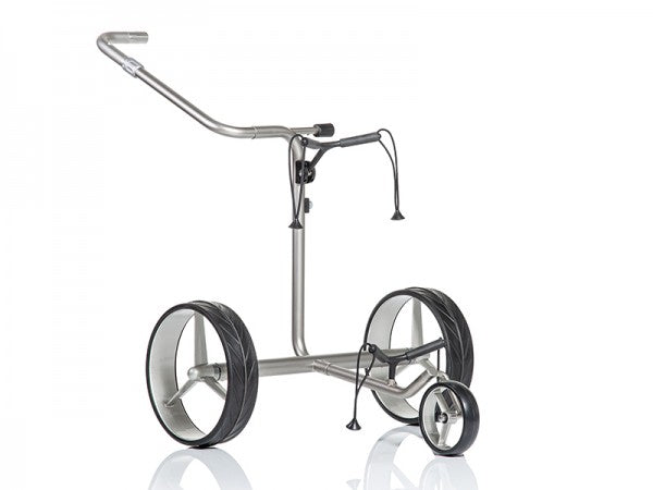 JuCad electric golf trolley Junior drive stainless steel - for our youngest golfers