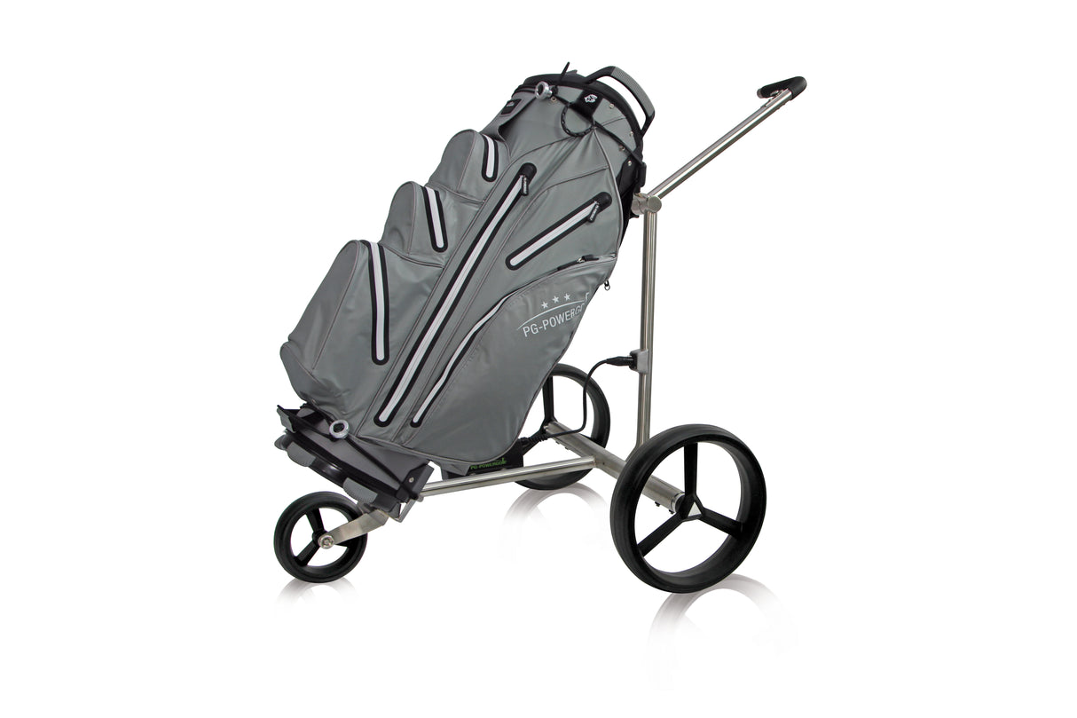 PG-Powergolf Elektro-Golftrolley Nitro Flat Steel %Sale%