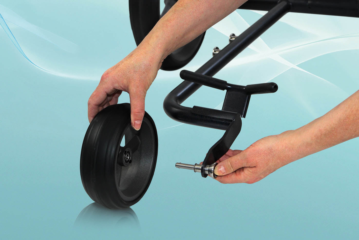 PG-Powergolf Elektro-Golftrolley Nitro flat Steel black pearl