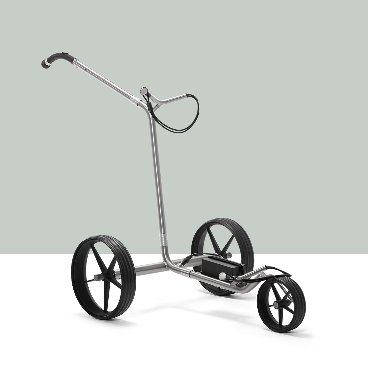 Chariot de golf électrique TiCad GOLDFINGER | avec roues GRP 