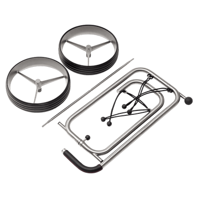 TiCad golf trolley STAR | with TiTec titanium wheels 