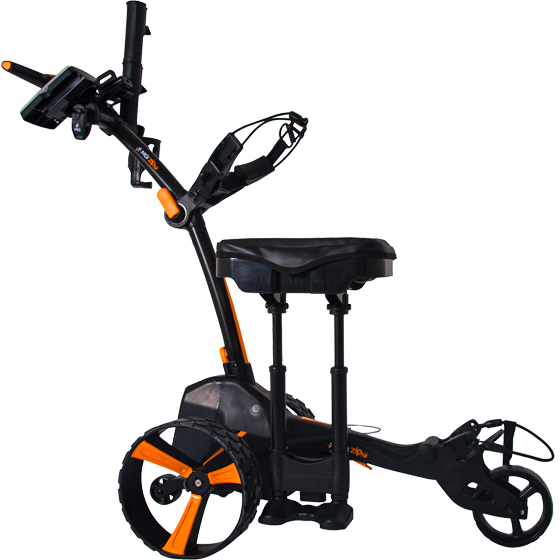 MGI electric golf trolley ZIP X4 All Terrain Wheels Arcadia Golf Arcadia Golf Shop