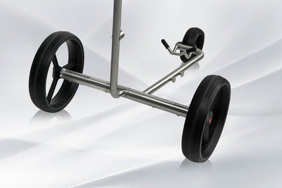 PG-Powergolf electric golf trolley Steel Cad Zorro flat