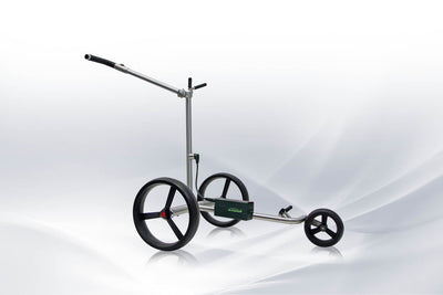 Chariot de golf électrique PG-Powergolf Steel Cad Zorro plat