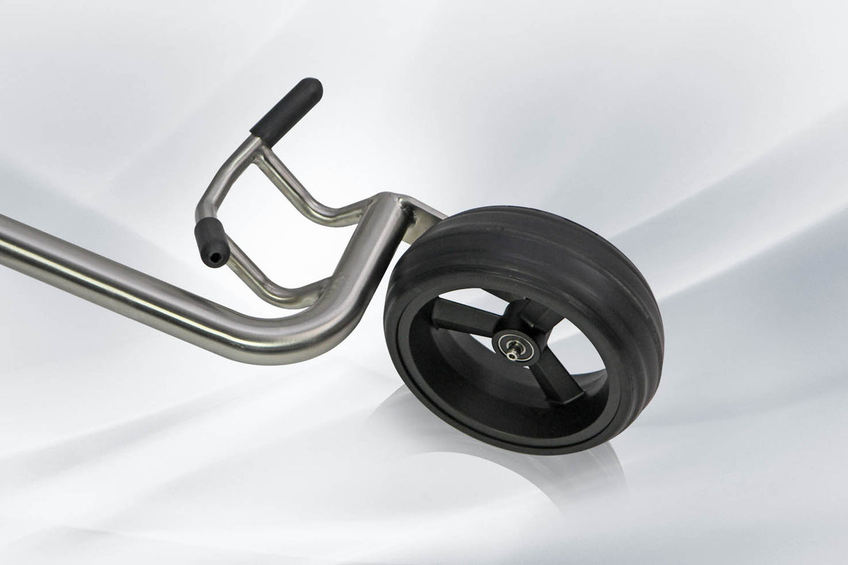 Chariot de golf électrique PG-Powergolf Steel Cad Zorro plat