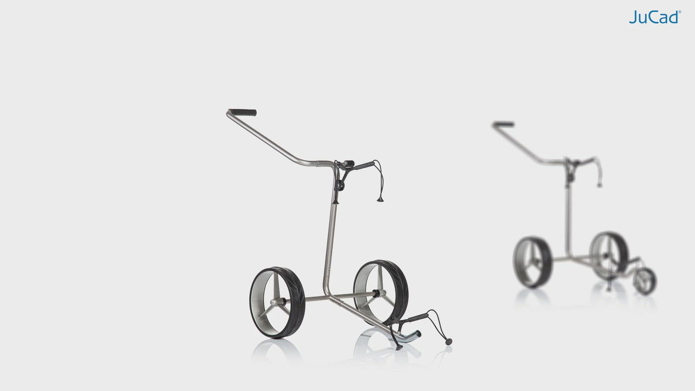 Chariot de golf JuCad Edition S 3 roues - porte-sac sportif