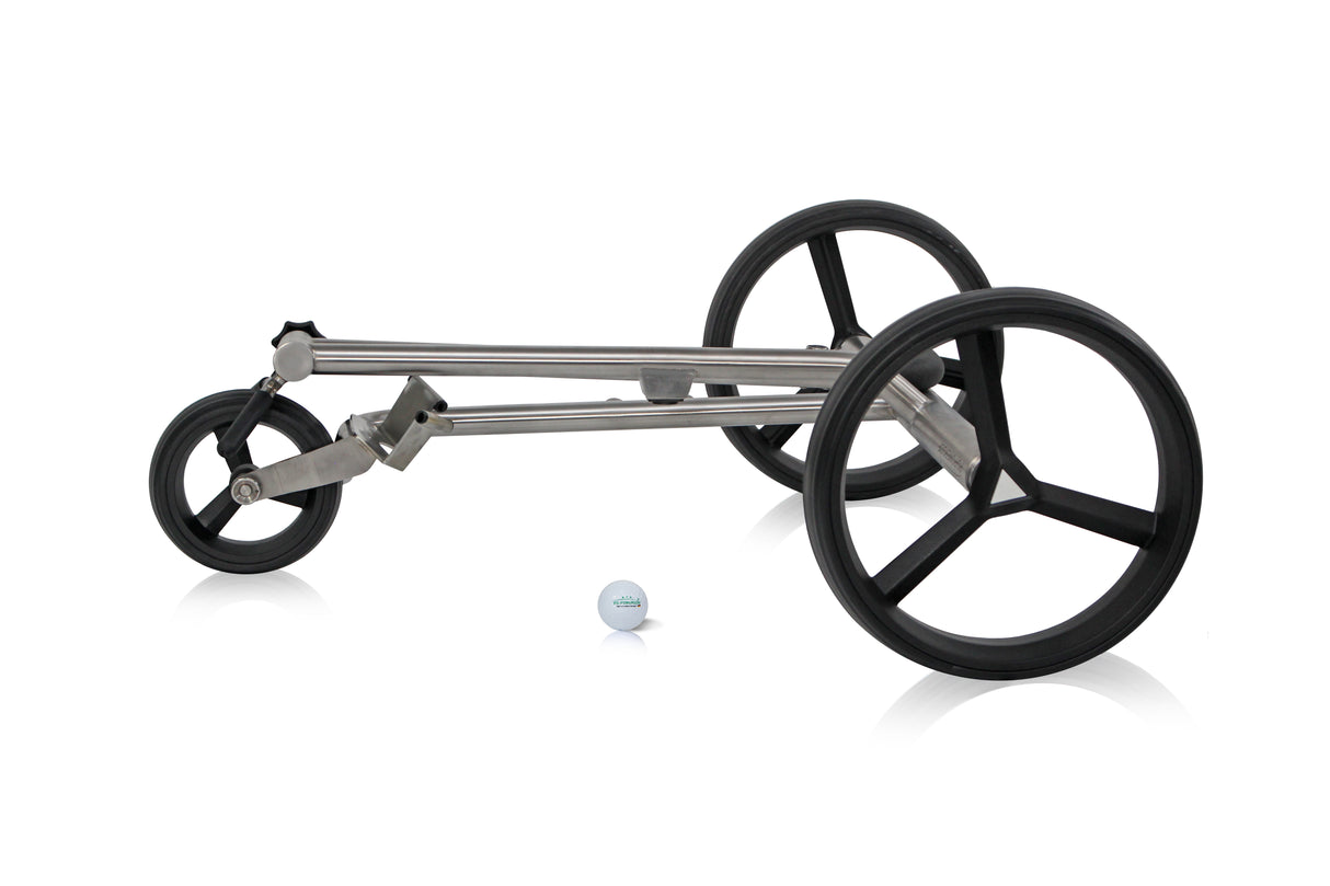 PG-Powergolf Elektro-Golftrolley Nitro Flat Steel %Sale%