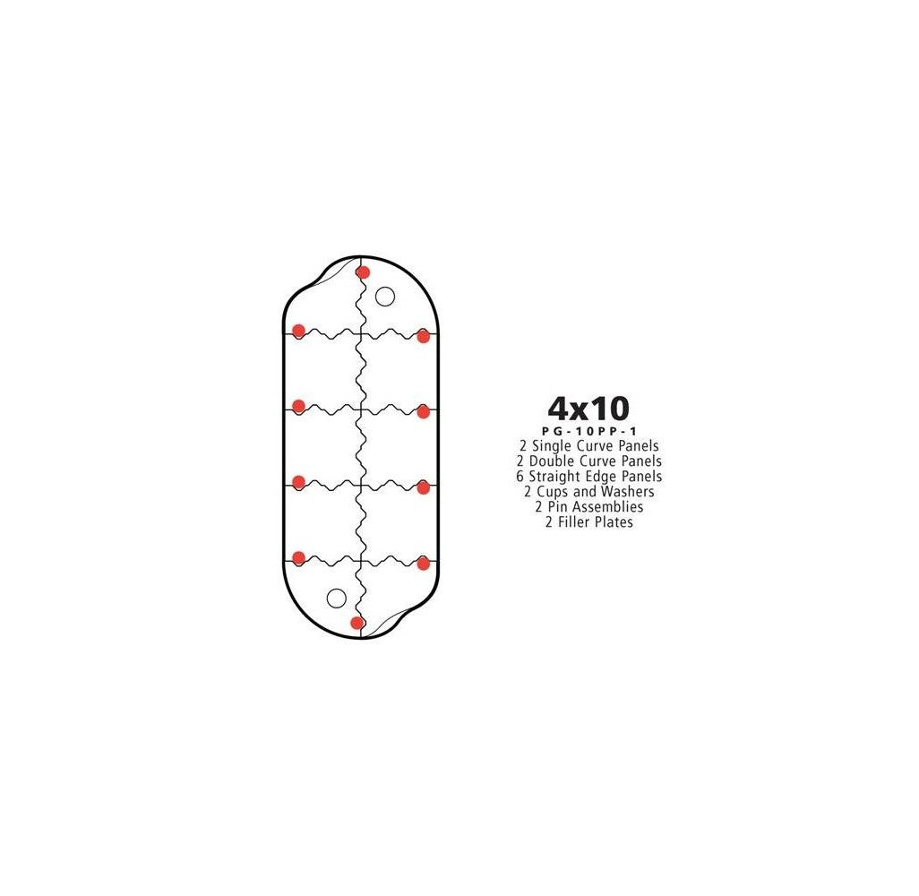 TOUR GAUCHE putting green 121 x 305 cm