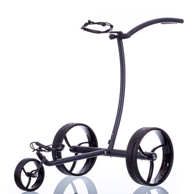 Trendgolf Elektro-Trolley walker Modell 2024 Edelstahl, schwarz