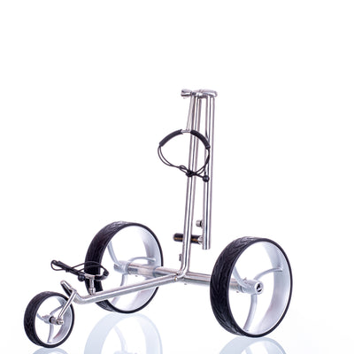 Trendgolf electric trolley walker S model 2023 stainless steel, polished