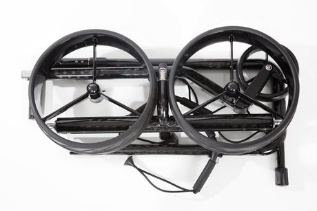 JuCad Elektro-Golftrolley CARBON TRAVEL 2.0 Schwarz-Grün